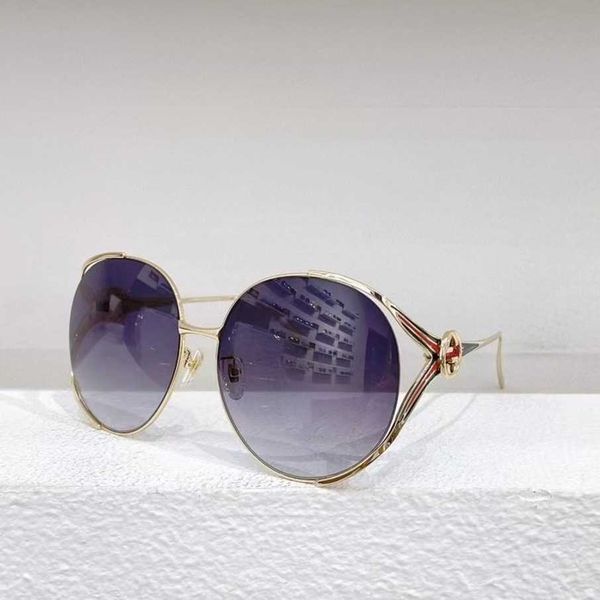

2023 new luxury designer family g's new tiktok online celebrity personalized advanced women's versatile fashion sunglasses gg0225s, White;black