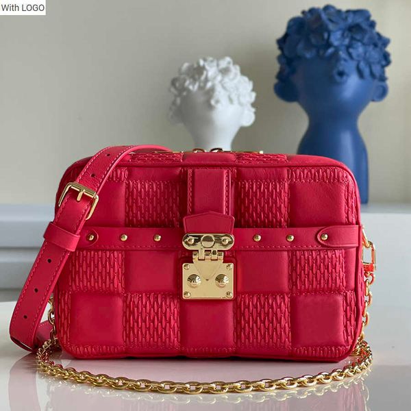 

2023 new 9a l bag high imitation designer shoulder bag troca 22cm genuine leather handbag m59116 zl158, Black