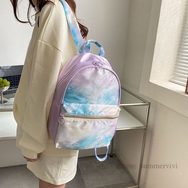 

fashion children backpacks boys girls gradient printed double shoulder bag fashion kids casual bags z3107