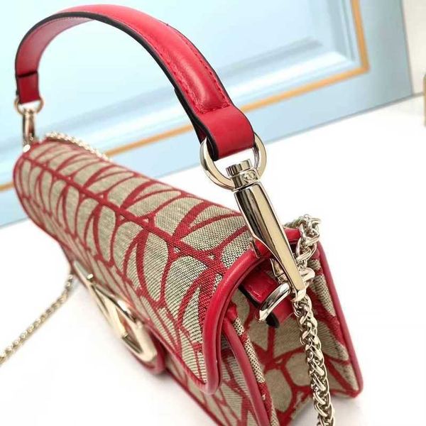 

printed designer handbag canvas bags luxurys cowhide carrying portable shoulder crossbody women's underarm chain wq31