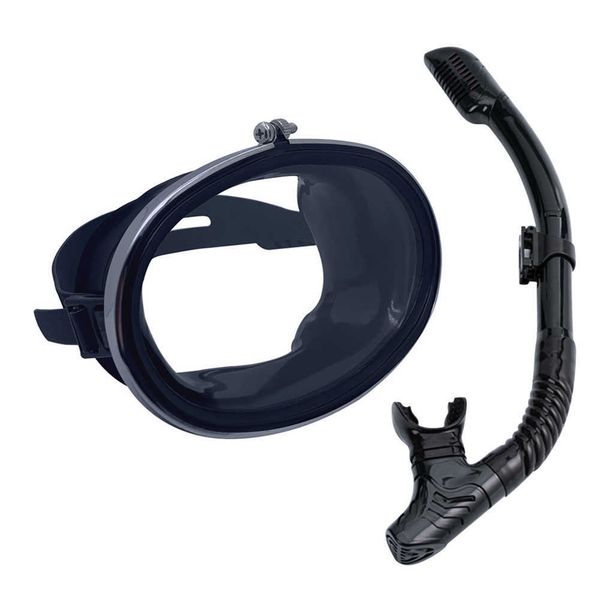 

anti-leak scuba diving full face mask anti-fog snorkeling swimming goggles with adjustable strap for women men, Blue