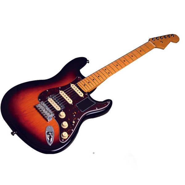

professional st hss 3 color sunburst electric guitar as same of the pictures