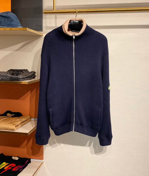 

new aop jacquard letter knitted sweater in autumn / winter 2022acquard knitting machine e custom jnlarged detail crew neck cotton c22r, Black;brown