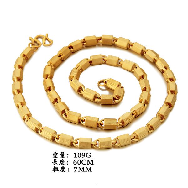 

strands strings 24k gold filled jewelry necklace for men fine bijoux femme collares mujer naszyjnik bizuteria gemstone males 230801, Black