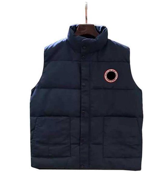 

canadas gooses down vest designer mens waistcoat winter vests couple bodywarmer womens jacket sleeveless outdoor warm thick outwea jyf9, Black;white