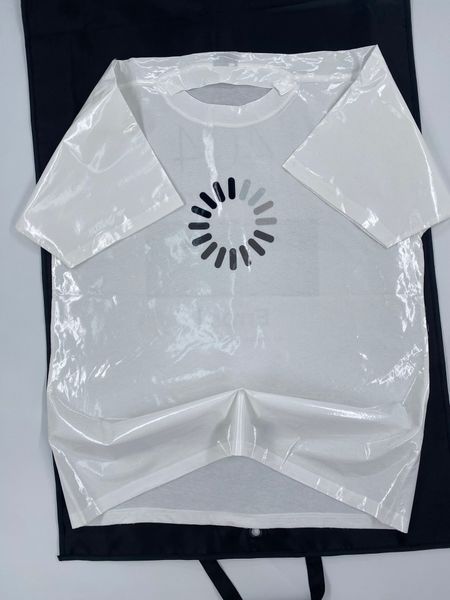 

23ss early spring men's t shirts italy paris men women high street fashion short sleeves os t-shirts summer breathable tee lb0731, White;black