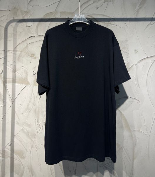 

men's plus tees & polos t-shirts round neck embroidered and printed polar style summer wear with street pure cotton q33g, Black;brown