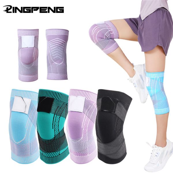 

elbow knee pads 1 pcs compression support sleeve protector elastic kneepad brace spring volleyball running silicone pad 230801, Black;gray