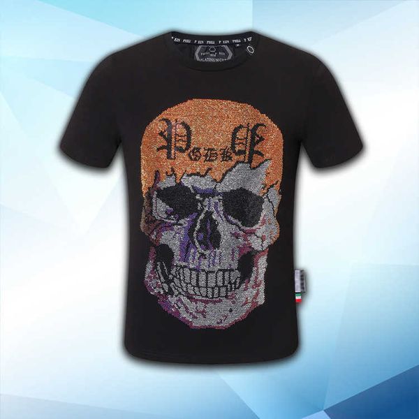 

t-shirt designer skull pictures summer men's high-end t-shirtfx2h, White;black