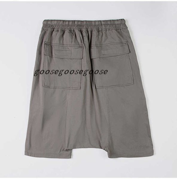 

hip hop rick mens shorts designer casual summer pants short streetwear owens joggers trousers men's pant, White;black