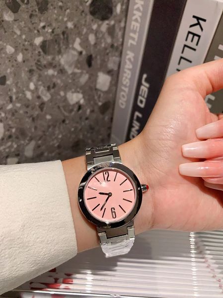 

fashion designer women's watch quartz movement 316 stainless steel case small red book more colors, Slivery;brown