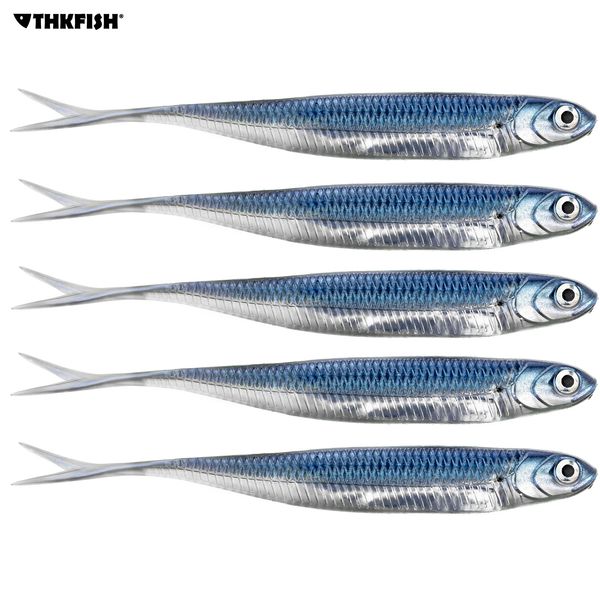 

baits lures 5pcslot fishing bait 100mm soft plastic lure multicolor swimbait for bass thkfish 230801