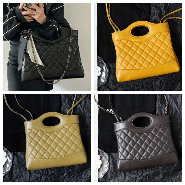 

10a super original quality women chain shoulder bags caviar lambskin leather luxury designer cf bag fashion crossbody classic flap handbag l