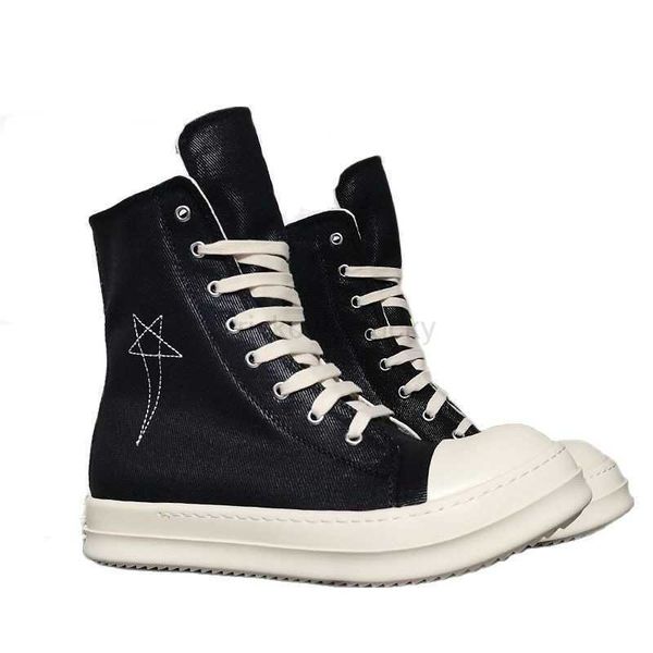 

rick ownes sneakers rick's original men's casual shoes vintage five-pointed embroidered canvas ro owens women's sneakers ck6y