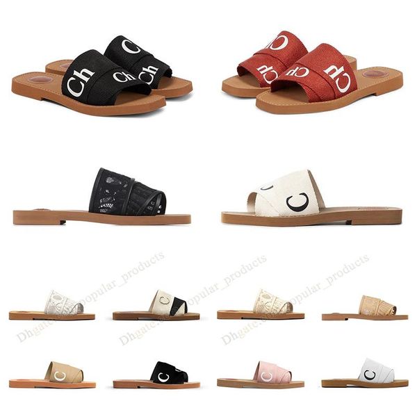 

black slipper for womens fluffy slippers flat mule slides beige white pink blue lace canvas fuzzy fur summer beach shoes designer house slid