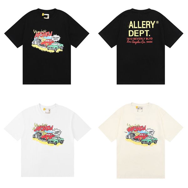 

2023 summer men's cotton short sleeve t-shirt new fashion brand loose half sleeve men's summer solid color or hip hop clothing v45, White;black