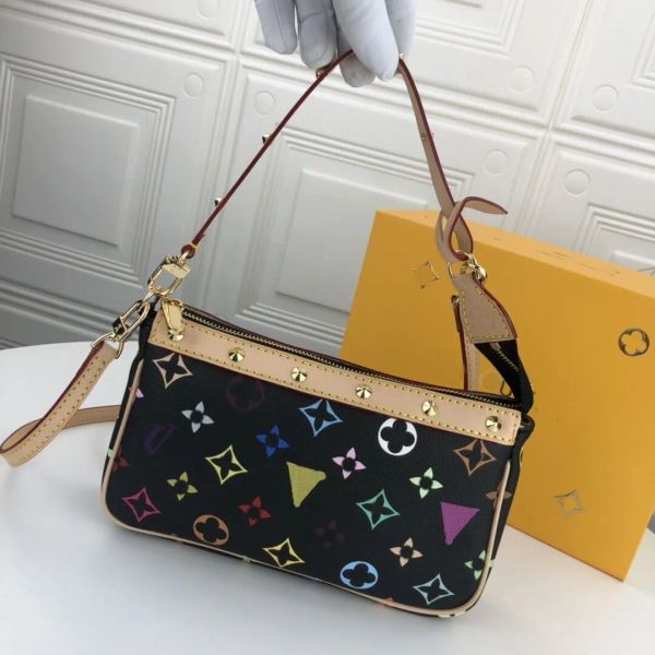 

chain handbag crossbody designer shoulder bags genuine leather colorful patterns women messenger bags with strap