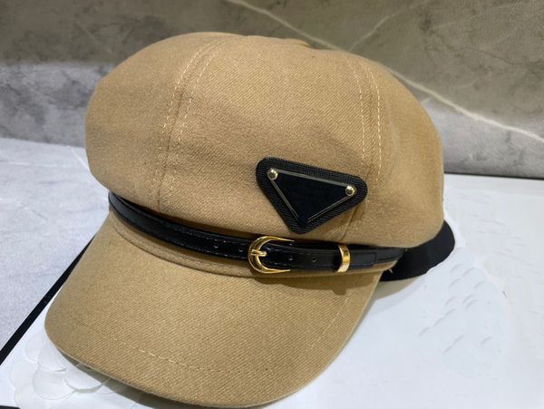 

fashion knitted cap hat for man woman luxury ladies military hat ladies octagonal hat designer men and womendesign knit hats fall woolen cap, Blue;gray