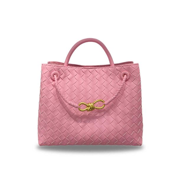 

2023 popular botegas designer genuine leather andiamo bag tiktok pure hand woven large capacity commuter slant 3 omzr