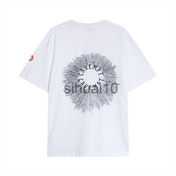 

men's t-shirts ss cavempt c.e embroidery t shirt men women summer style cav empt t-shirt tees gym y2k j230731, White;black