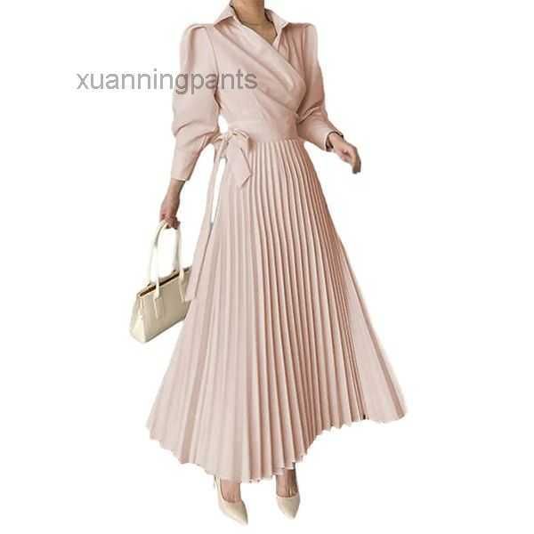 

woman dress clothing long sleeve highwaist luxury dress autumn party female hanging out elegant vintage iiqw, White;black