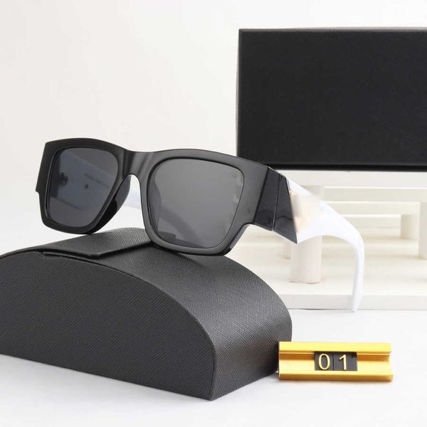 

luxury designer sunglasses 2023 new p family fashion big box street shoot personalized style sunglasses, White;black