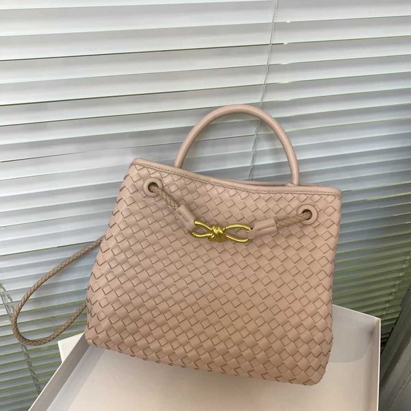 

hardware designer metal andiamo bag rope botegas small woven handheld tote 2023 new leisure one shoulder commuting multi compartment eui5
