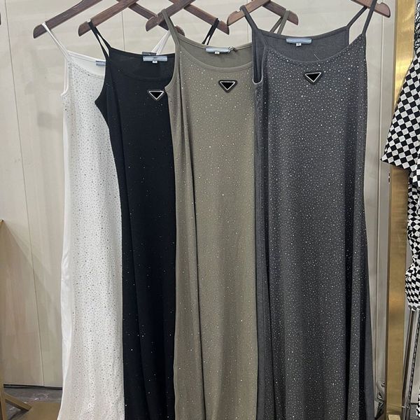 

Casual Dresses New Fashion Women Summer Long Maxi Party Dress Beach Dresses Sleeveless U neck Sundress Solid Dress, 10*