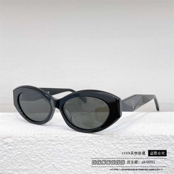 

2023 new luxury designer p family's new sunglasses women's net red ins the same style of personalized irregular oval sunglasses sp, White;black