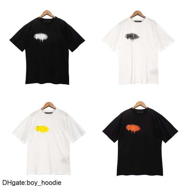 

tshirt angels summer mens womens designers t shirts palms luxurys letter cotton tshirts clothing polos short sleeve high1 quality clothes t, White;black