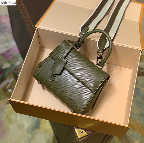 

2023 new 9a l bag level replication designer mini bag 20cm cluny mini genuine leather shoulder handbags m58925 wl072, Black