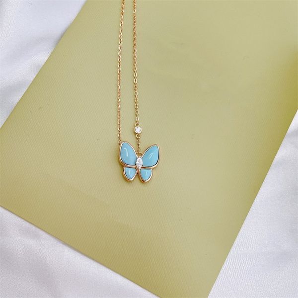 

luxury fashion geometric circular van necklace cleef designer elegant women's necklace hanging chain leisure retro colorful gthbaty, Silver