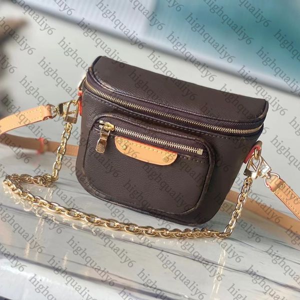 

ll10a mirror quality mini waistpack designer waistpack coated canvas crossbody bag and exquisite packaging