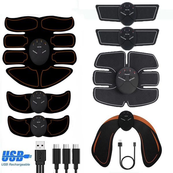 

core abdominal trainers wireless ems muscle stimulator buttock hip trainer arm leg body slimming massager fitness equiment drop 230801