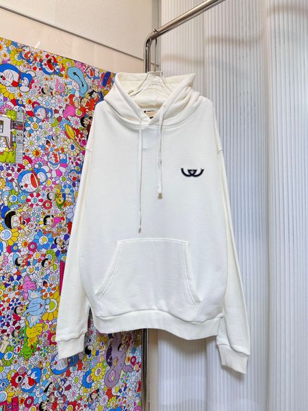 

23fw italy pairs mens designer hoodies hoodie pants letter logo printed hooded sweatshirt couple casual street outdoor men women hoodie g073, Black