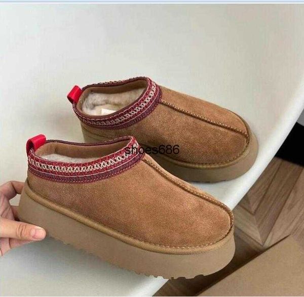 

designer australia platform snow boot woman winter boot designers ankle boots tazz shoes chestnut black warm fur slippers indoor australian