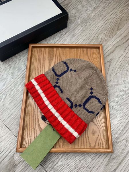 

new domed autumn and winter knitted wool hat hipster yagua skin hat men's embroidery fashion all-match knitted hat earprotection warm c, Blue;gray