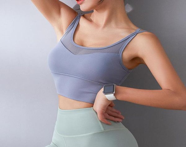 

sports bras for women yoga support cross back wire removable cups sport bra dom seamless racerback2114880