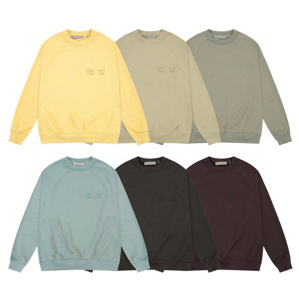 

men's plus size hoodies & sweatshirts in autumn / winter 2024 acquard knitting machine e custom jnlarged detail crew neck cotton 32rf, Black;brown