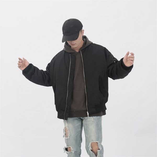 

23ss coats fall and winter double line baseball down jacket, Black;brown