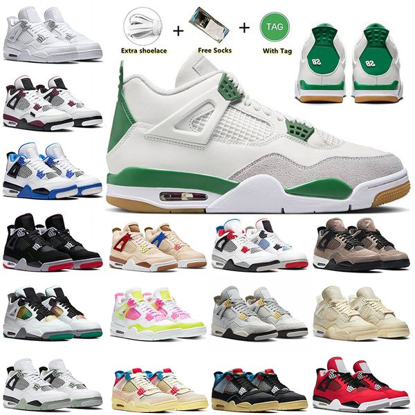 

jumpman 4 4s basketball shoes pine green what the zen master guava ice sail pink punch desert moss lightning university pink canvas mens wom