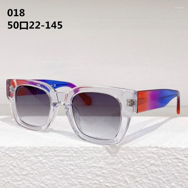 

sunglasses 018 acetate men fashion high street original solar eyeglasses off handmade designer with case109, White;black