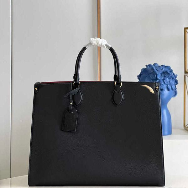 

luxury brand totes high lmitation designer tote bag onthego genuine leather shopping bags 41cm m45945 with box zl007