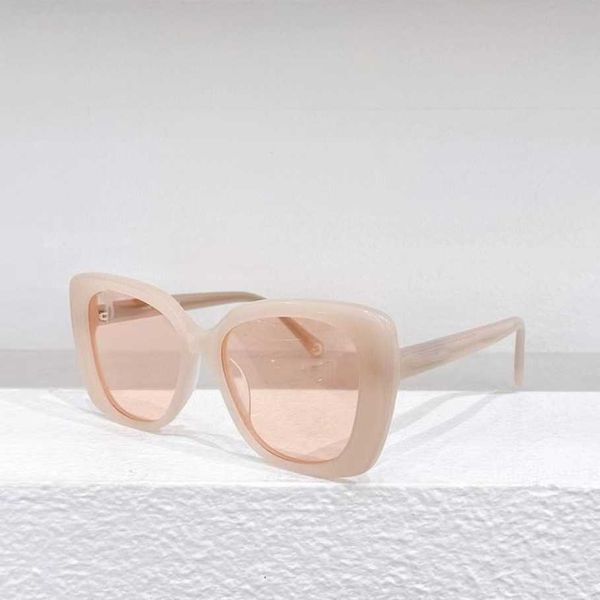 

2023 luxury designer sunglasses 23 summer new xiangjia network red same style personalized women's versatile fashion sunglasses 5504, White;black