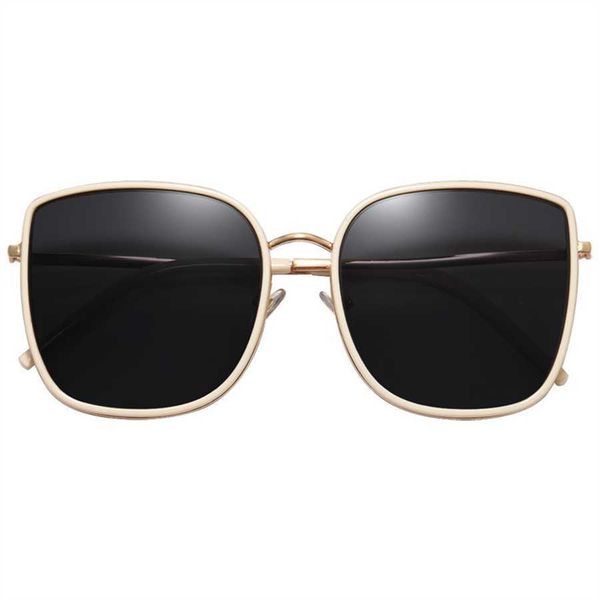 

sunglasses large harajuku frame retro eyewear uv protection glasses 2021 new, White;black