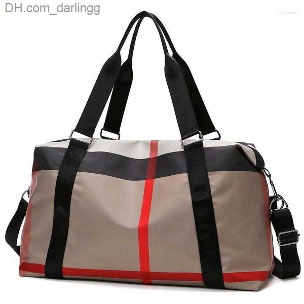 

outdoor bags yoga gym bag for women design brand travel bag nylon airport duffel bag large capacity clothes holiday weekend handbag sac z230