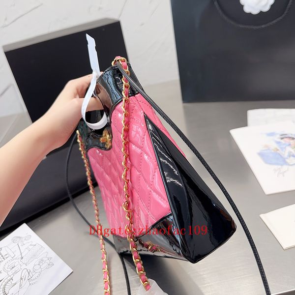 

tote bag designer bags handbags totes channel chain bags beach bag luxury women's fashion patent leather purse classics shoulder