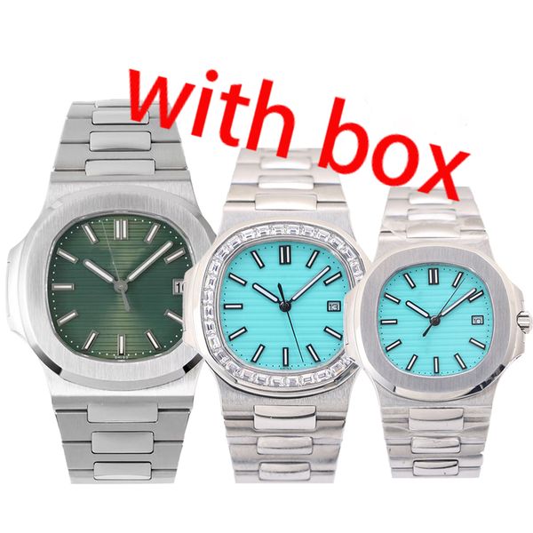 

patek watches luxury fashion watch waterproof universal automatic mechanical watch sports elegant steel case 40mm men's and women', Slivery;golden