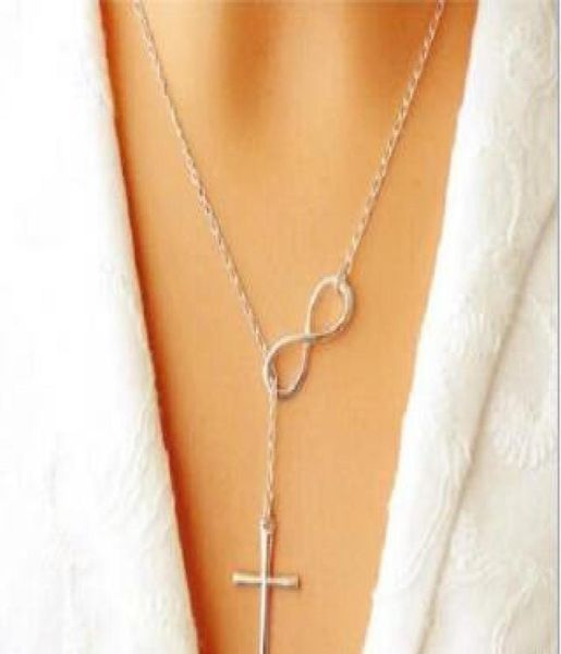 

new fashion infinity pendant necklaces wedding party event 925 silver plated chain elegant jewelry for women ladies 2489848
