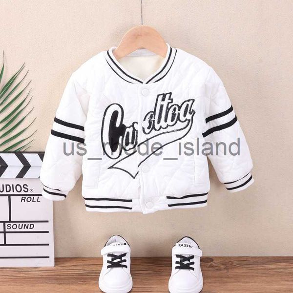

jackets new baby boys coat autumn and winter fashion girls baseball uniform birthday present sports jacket 1-5 years children clothing x0730, Blue;gray
